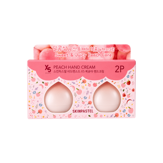Skinpastel Peach Hand Cream Set 60ml x 2s