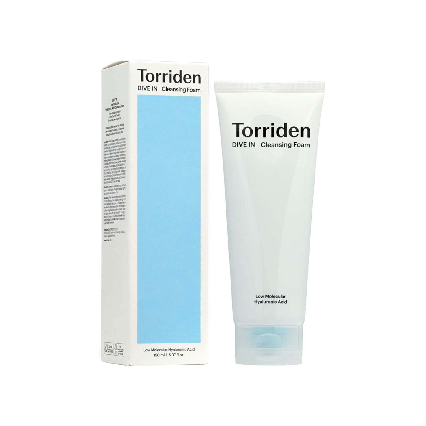 Torriden DIVE-IN Low Molecular Hyaluronic Acid Cleansing Foam 150ml