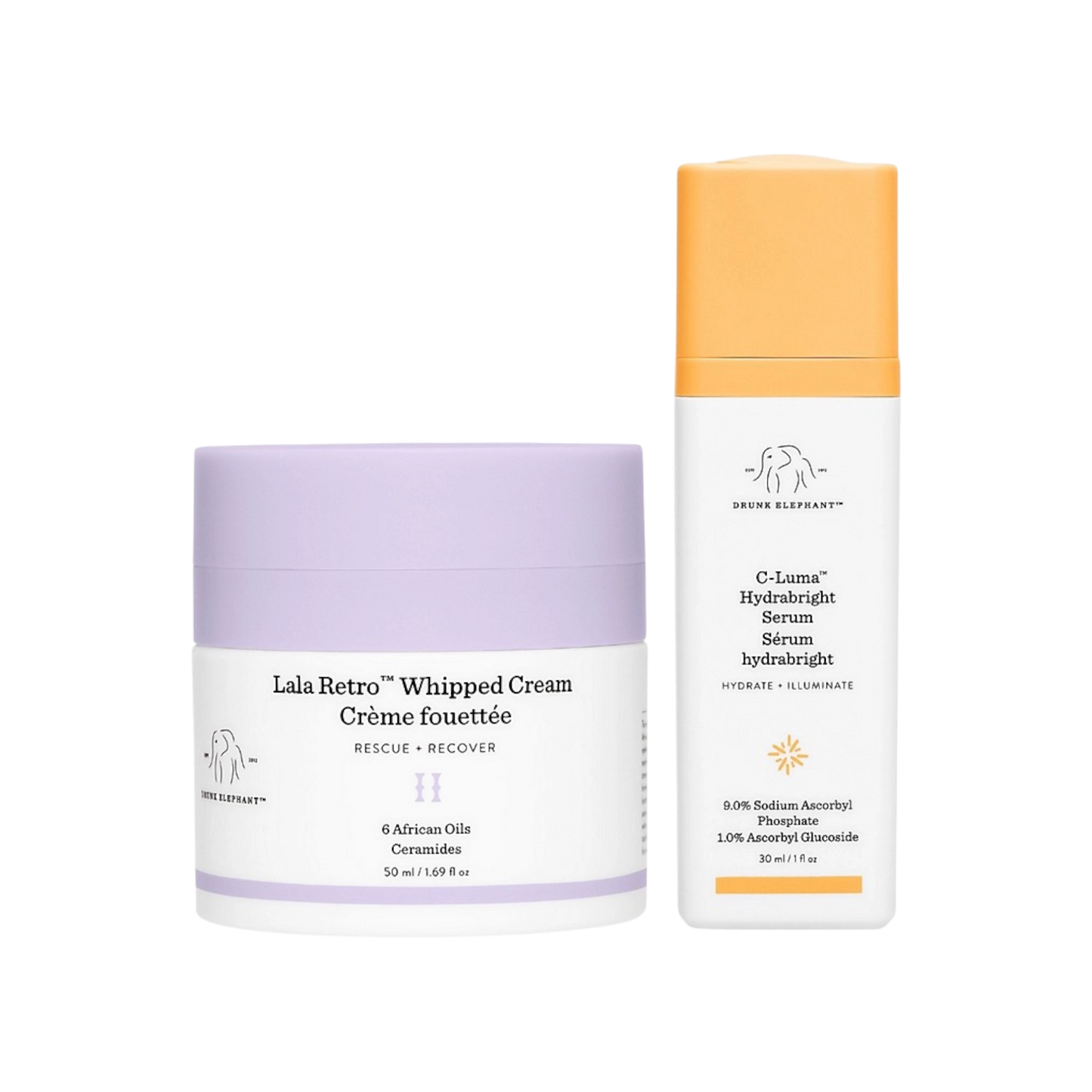 Drunk Elephant Skin Round Trip To Radiance 30ml + 50ml