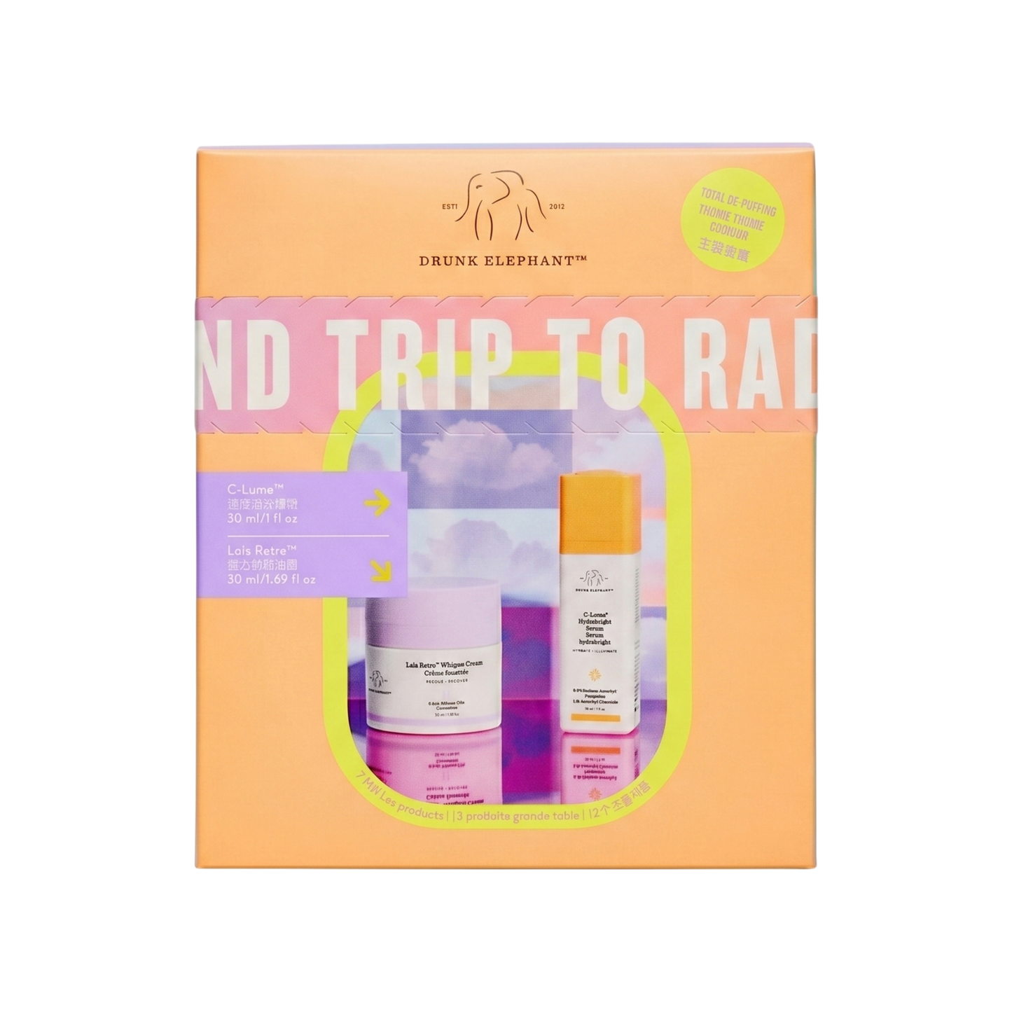 Drunk Elephant Skin Round Trip To Radiance 30ml + 50ml