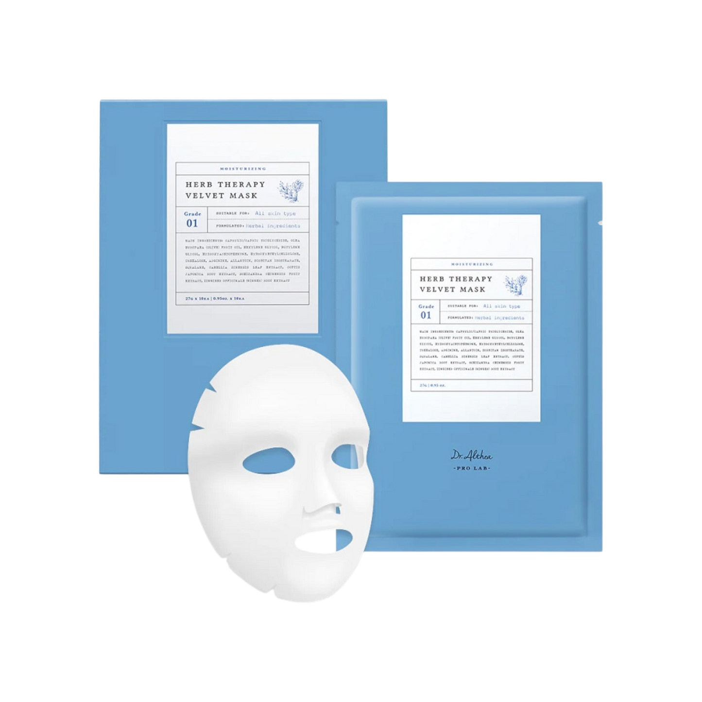 Dr. Althea Herb Therapy Velvet Mask (27g x 10)