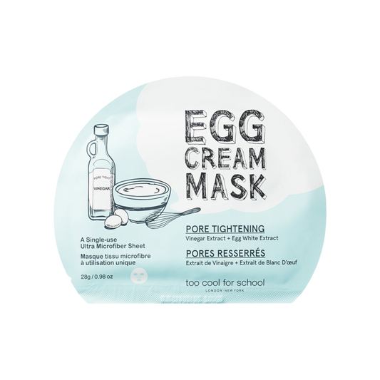 Too Cool For School Egg Cream Pore Tightening Mask 28g