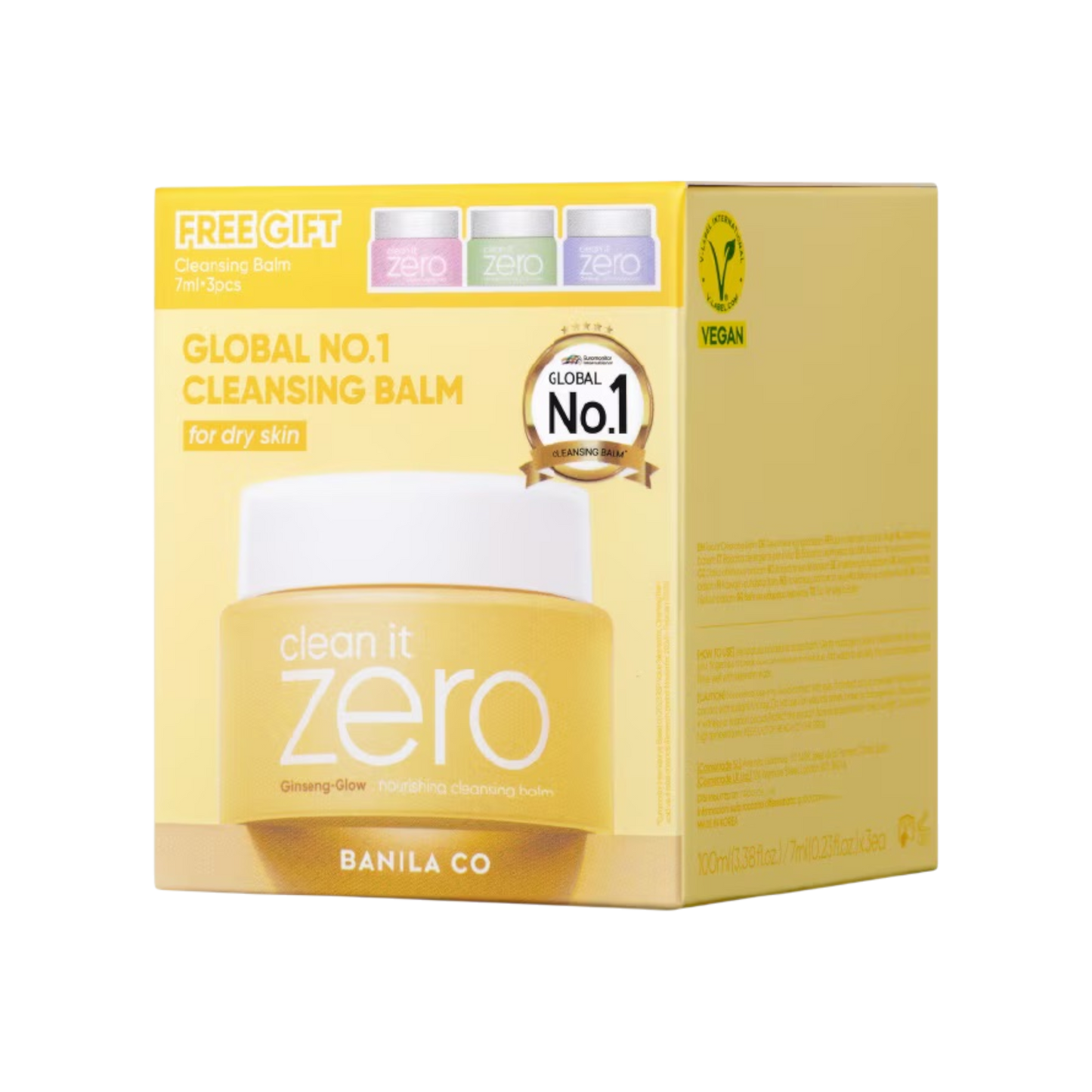 BANILA CO Clean it Zero Nourishing Cleansing Balm Bonus Pack 100ml+7ml x 3s