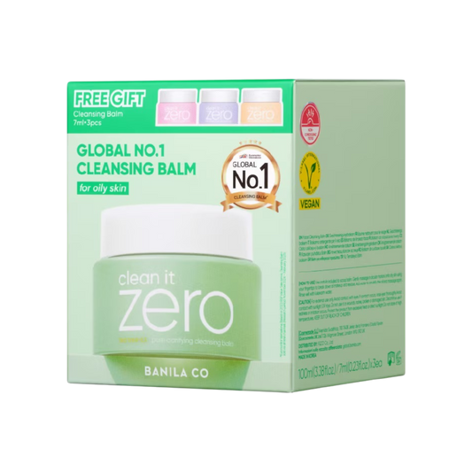 BANILA CO Clean it Zero Pore Clarifying Cleansing Balm Bonus Pack 100ml+7ml-x-3