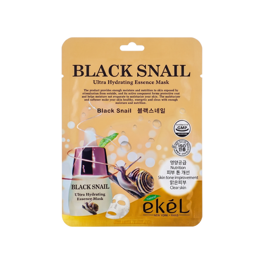 Ekel Black Snail Mask Pack 25ml x 10s