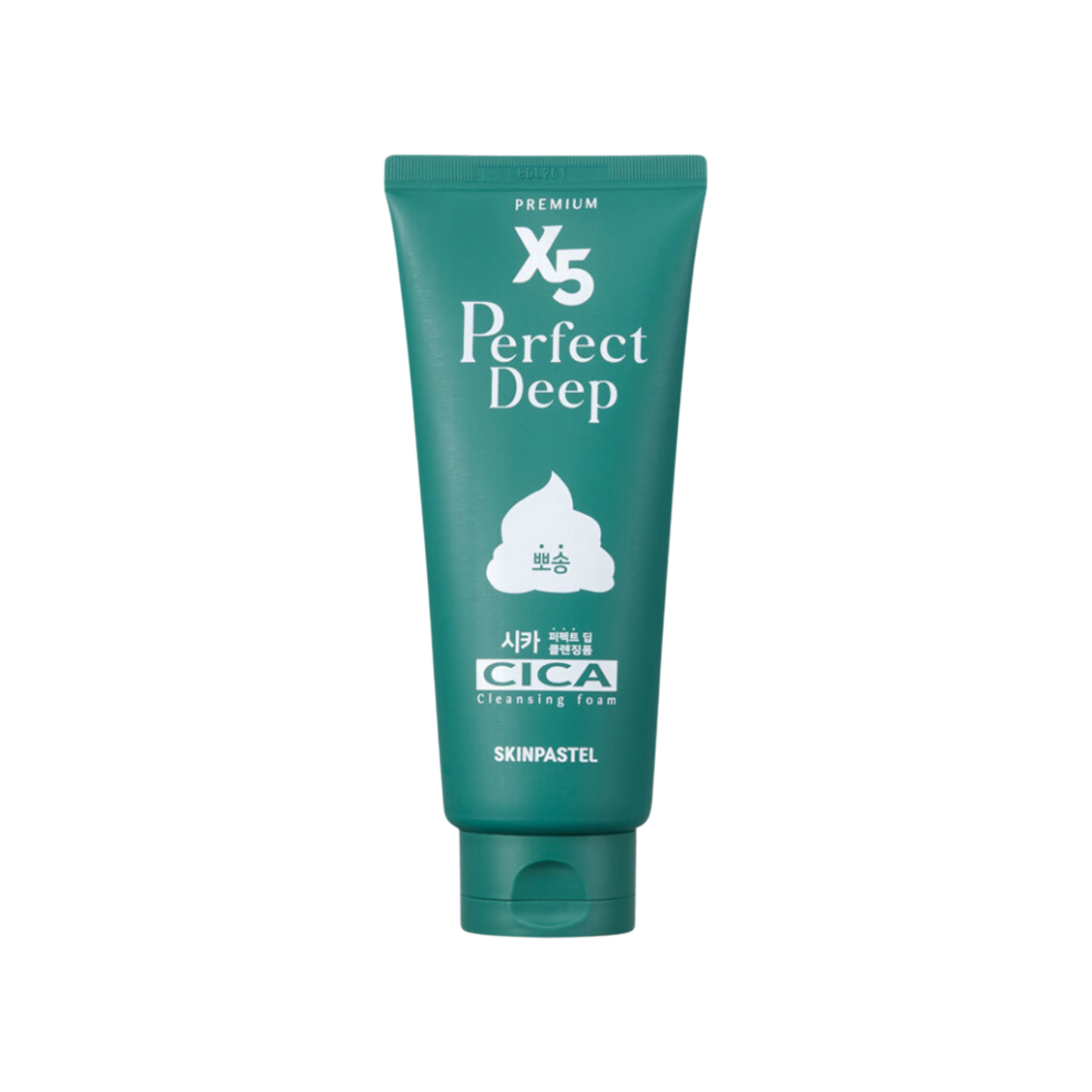 Skinpastel X5 Perfect Deep Cica Cleansing Foam 160ml
