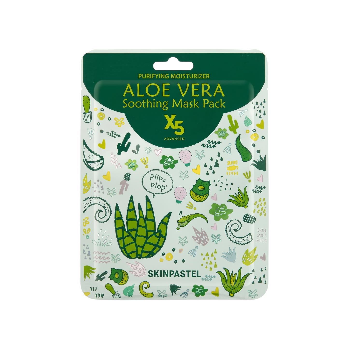 Skinpastel Advanced X5 Aloe Vera Soothing Mask Pack