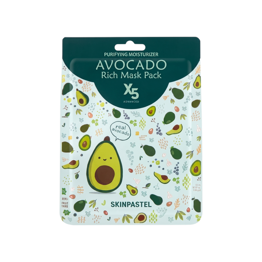 Skinpastel Advanced X5 Avocado Rich Mask Pack
