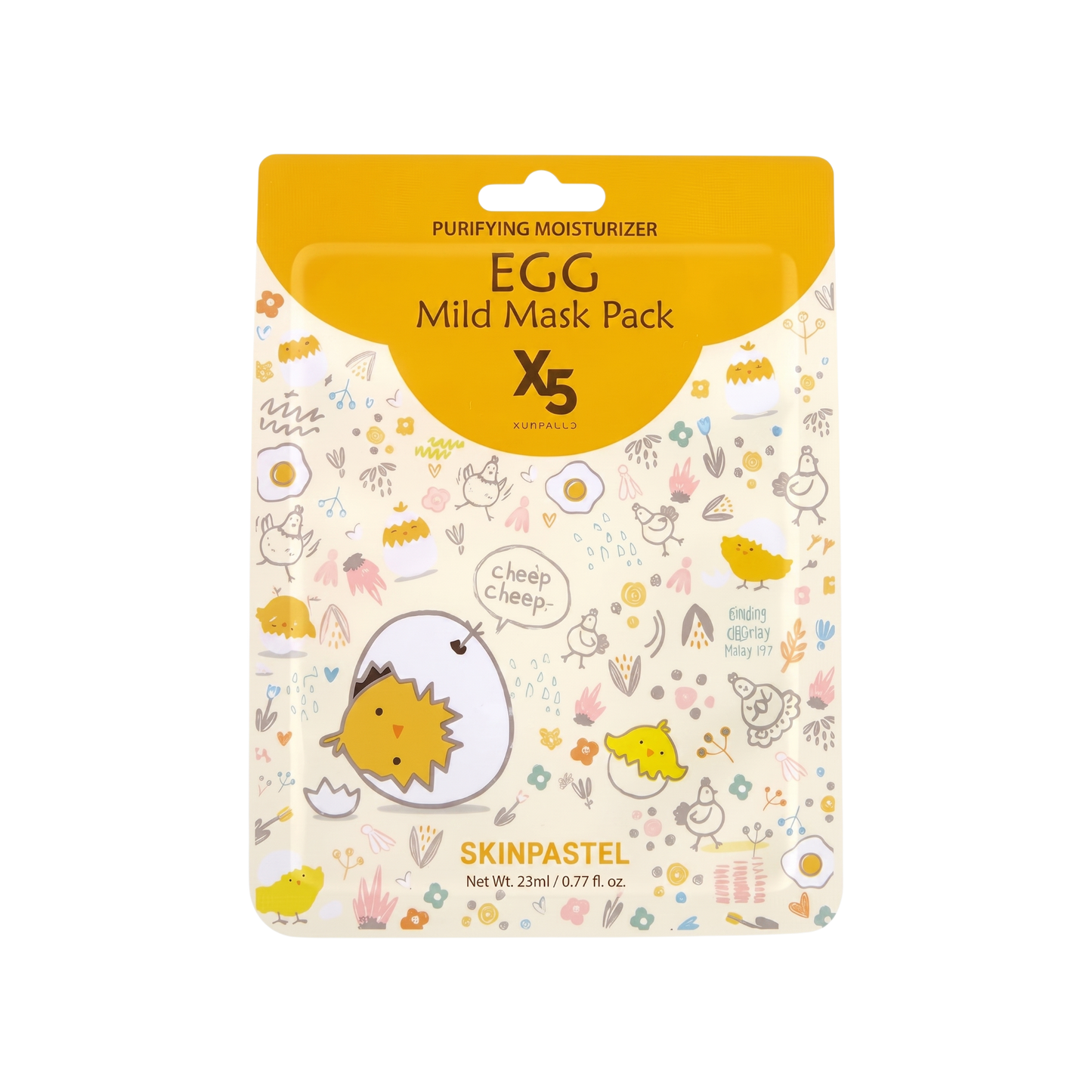 Skinpastel Advanced X5 Egg Mild Mask Pack
