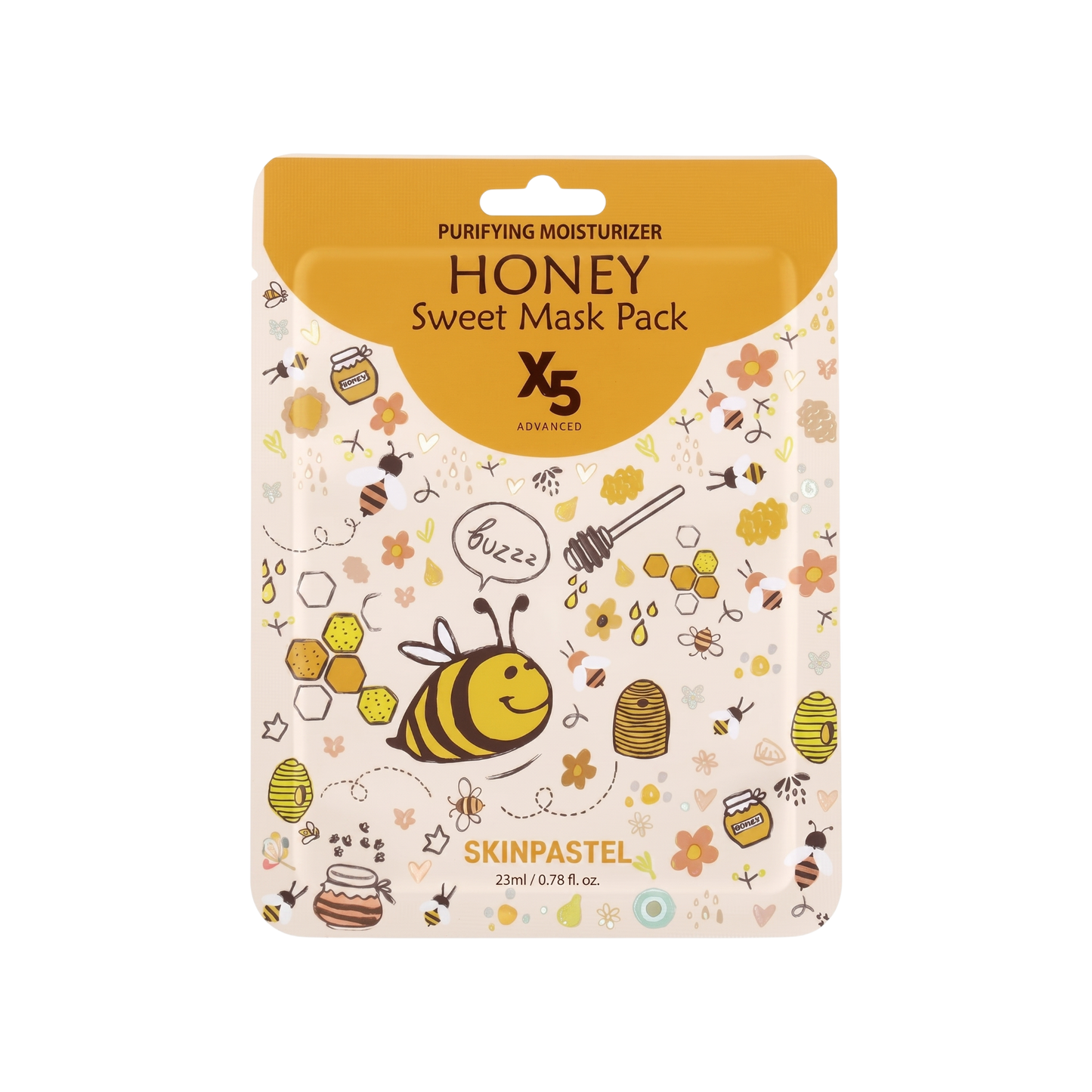 Skinpastel Advanced X5 Honey Sweet Mask Pack