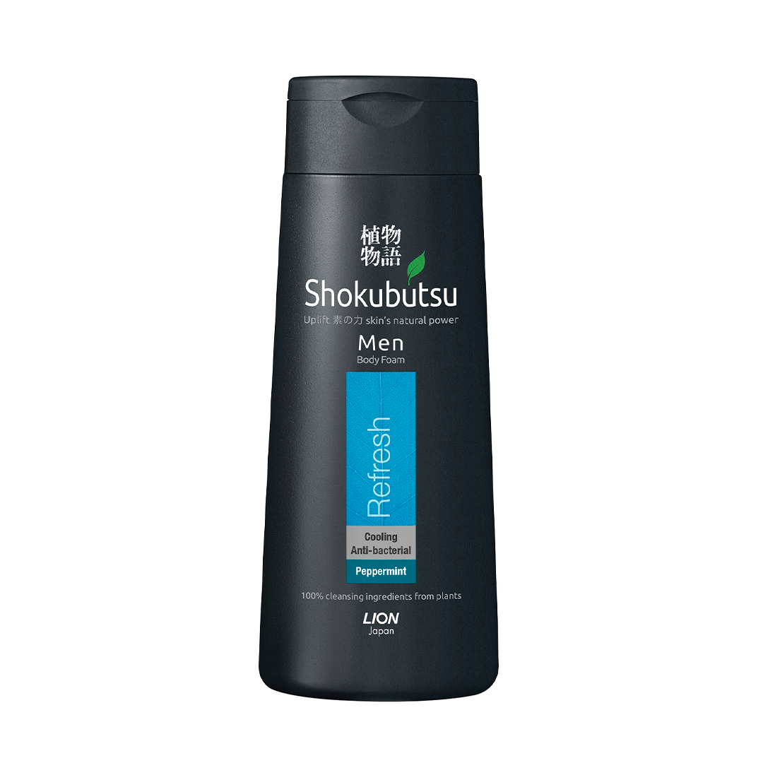 Shokubutsu Men Body Foam Refresh 200ml