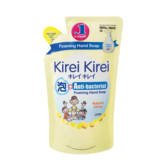 Kirei Kirei Anti Bacterial Foaming Hand Soap Refill 200ml Natural Citrus