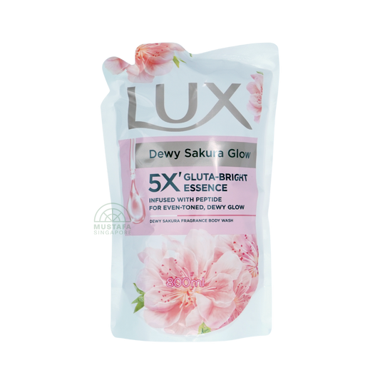 Lux Liquid Body Wash Dewy Sakura Glow Refill 800ml