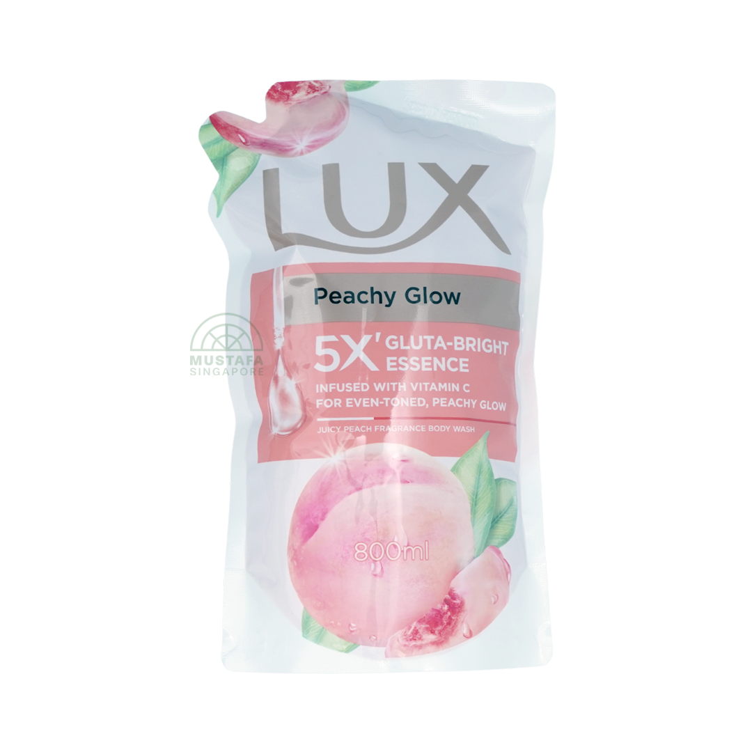 Lux Liquid Body Wash Peachy Glow Refill 800ml