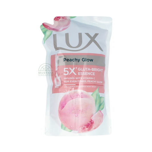 Lux Liquid Body Wash Peachy Glow Refill 800ml