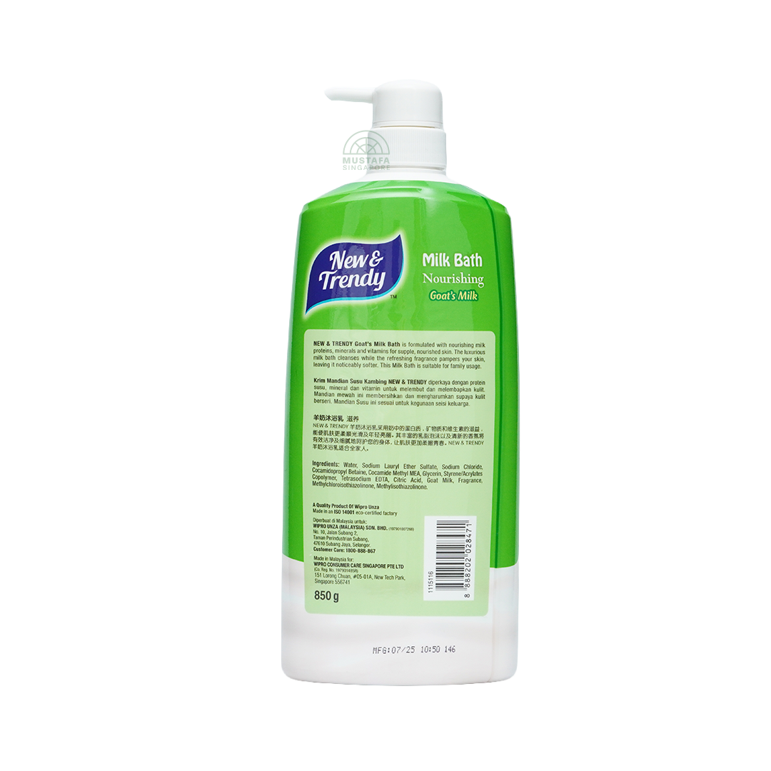 New Trendy Shower Cream Goat's Milk 950ml