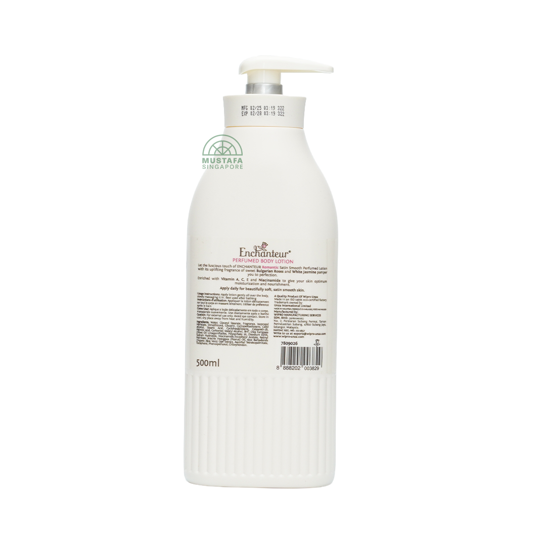 Enchanteur Hand and Body Lotion Visibly Radiant Romantic 400ml