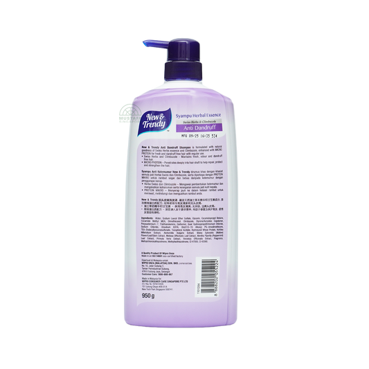 New Trendy Shampoo Anti Dandruff 950ml