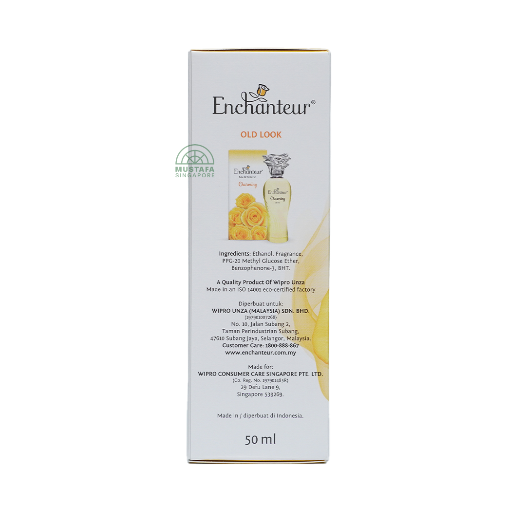 Enchanteur Eau de Toilette Spray Charming 50ml + 50g Talc Charming