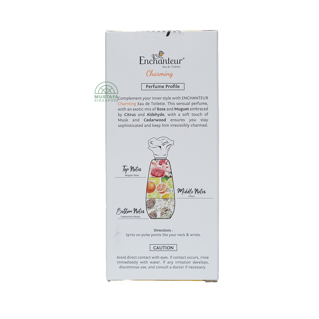Enchanteur Eau de Toilette Spray Charming 50ml + 50g Talc Charming