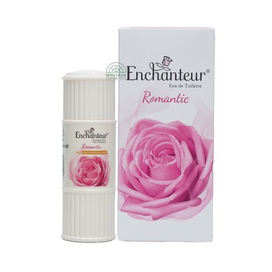 Enchanteur Eau de Toilette Spray Romantic 50ml + 50g Talc Romantic