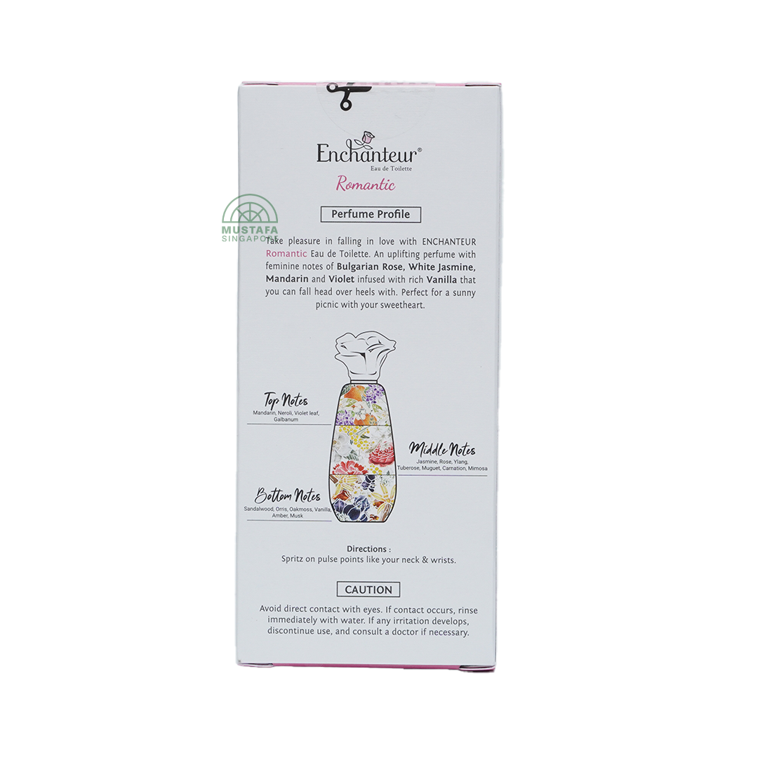 Enchanteur Eau de Toilette Spray Romantic 50ml + 50g Talc Romantic