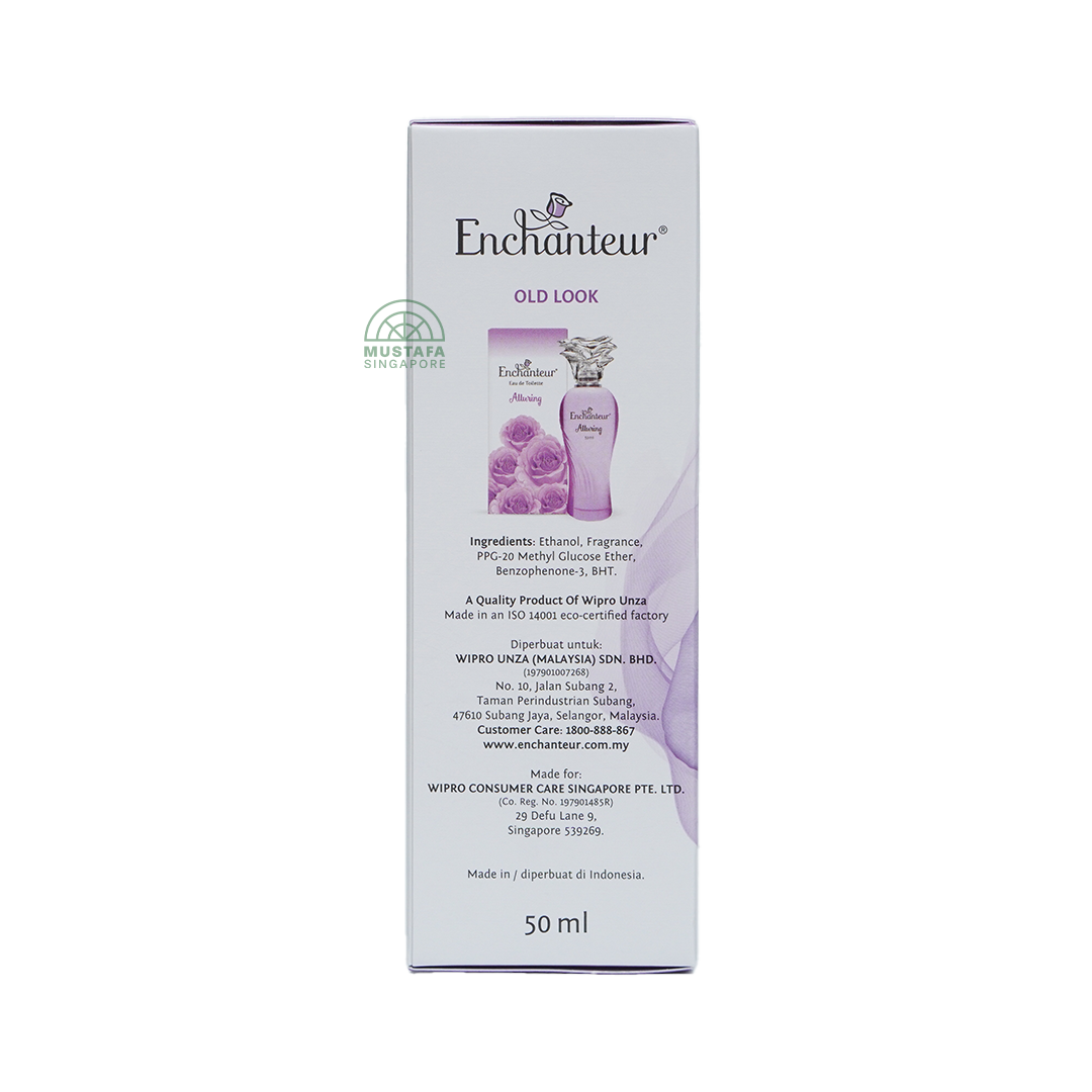 Enchanteur Eau de Toilette Spray Alluring 50ml + 50g Talc Alluring