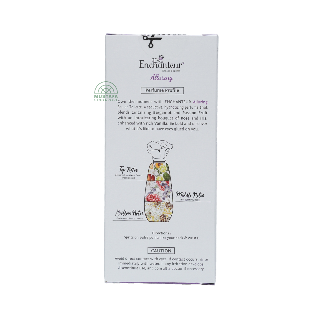 Enchanteur Eau de Toilette Spray Alluring 50ml + 50g Talc Alluring