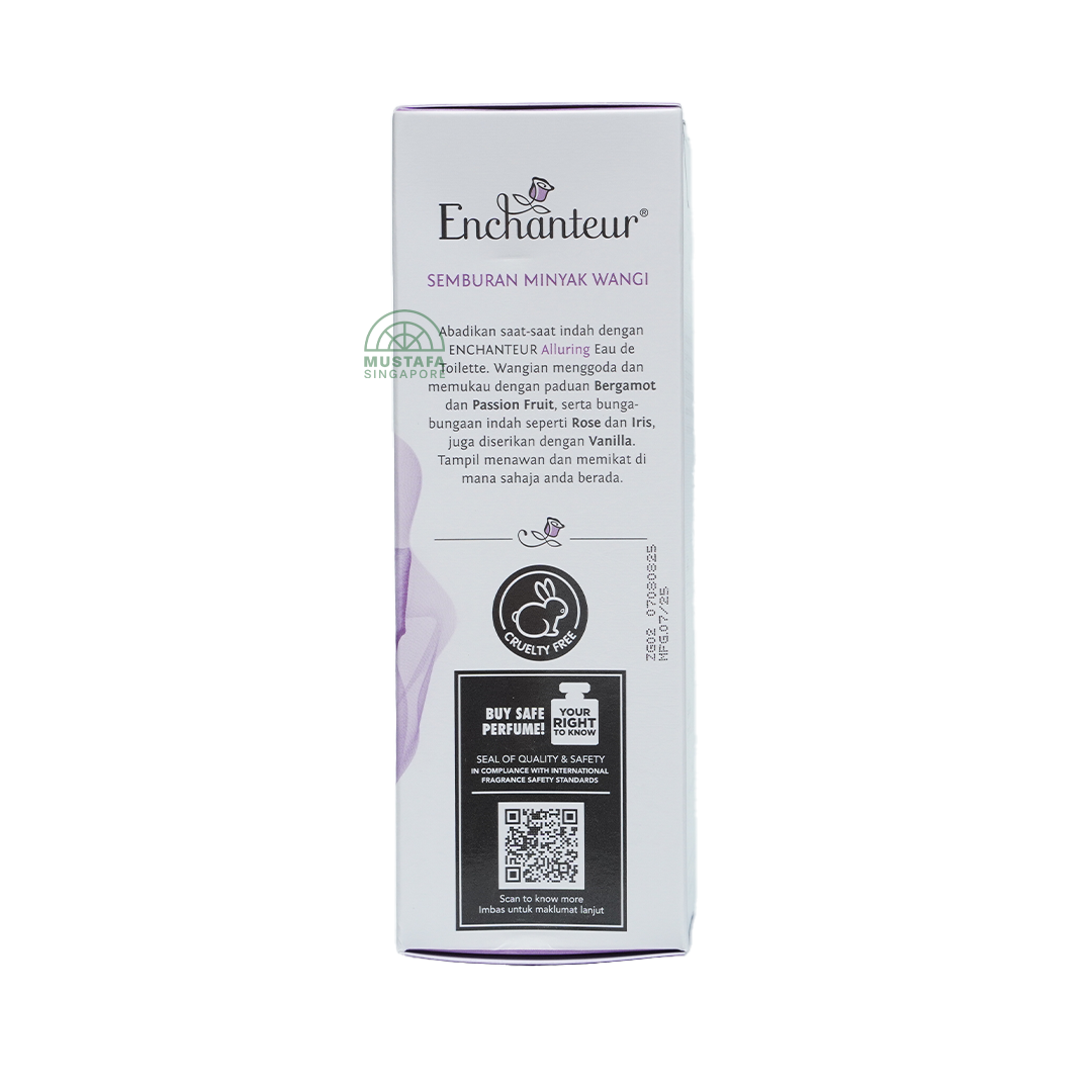 Enchanteur Eau de Toilette Spray Alluring 50ml + 50g Talc Alluring