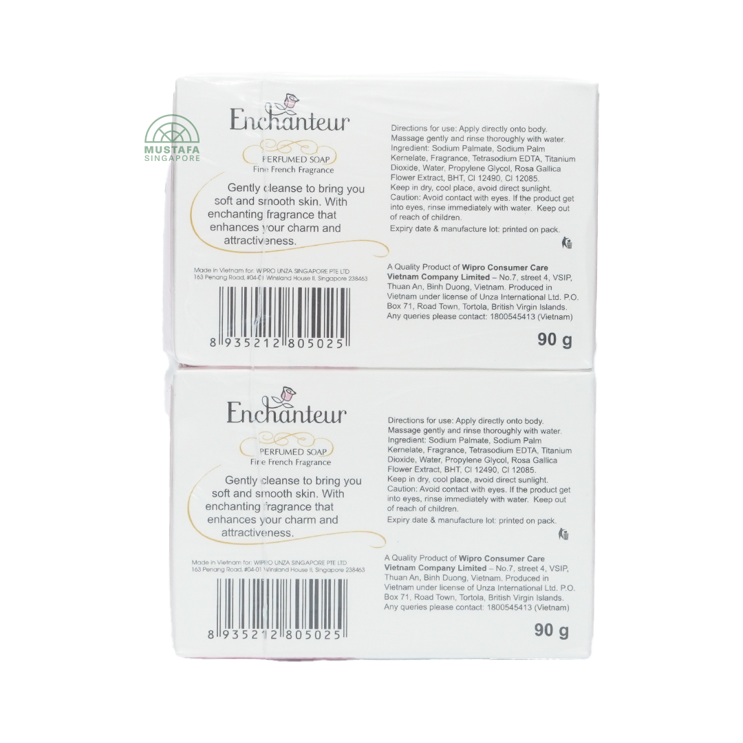 Enchanteur Soap Romantic 4 x 90g