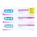 Oral B Toothpaste Regular 100ml 2s + 1s