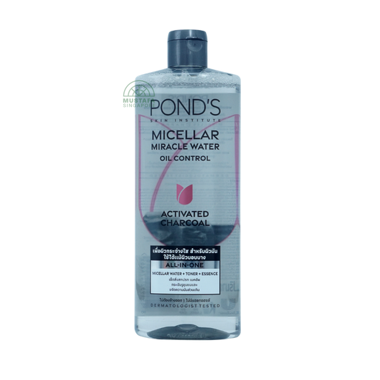 Ponds Activated Charcoal Micellar Miracle Water Oil Control 400ml