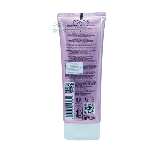 Ponds Bright Miracle Niasorcinol Facial Foam 100ml