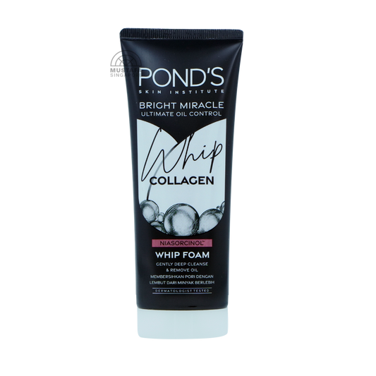 Ponds Bright Miracle Whip Collagen Niasorcinol Whip Foam 100ml