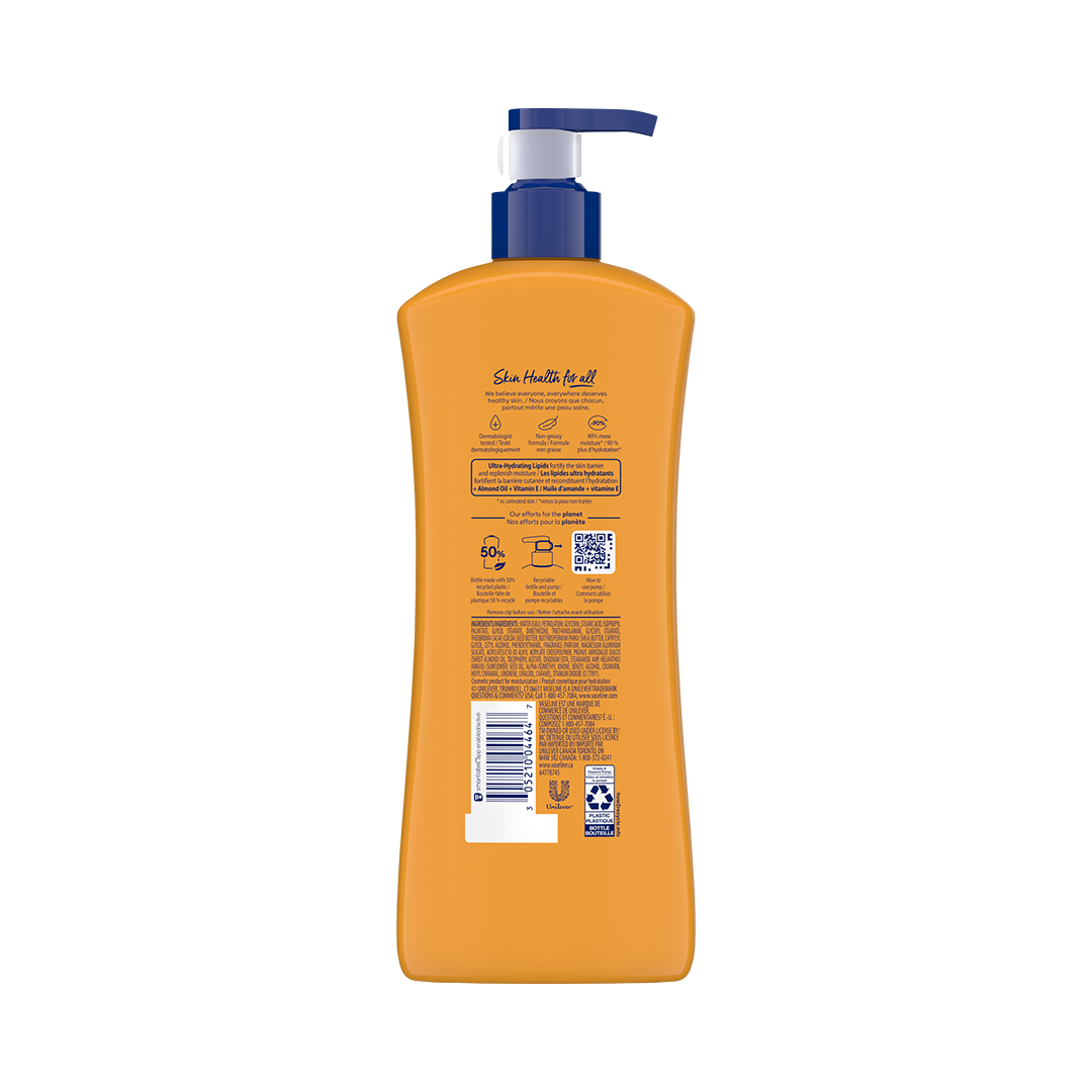 Vaseline Lotion Almond Nourish Transparent 20.3oz