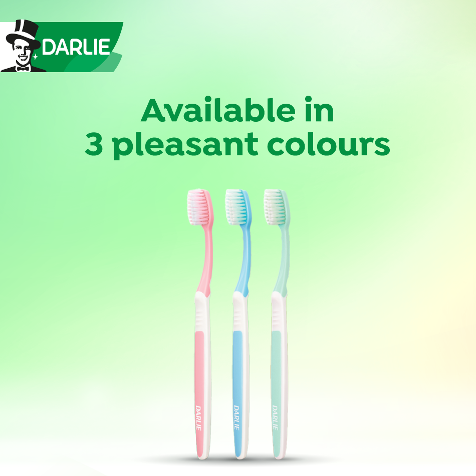 Darlie Soft & Clean Soft Bristles Toothbrush Value Pack 5s