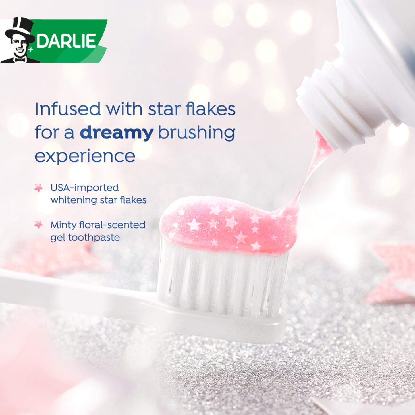 Darlie All Shiny White Starshine Sakura Toothpaste  120g