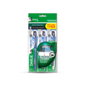 Darlie Charcoal Cross Spiral Toothbrush Value Pack 3s