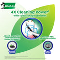 Darlie Charcoal Cross Spiral Toothbrush Value Pack 3s
