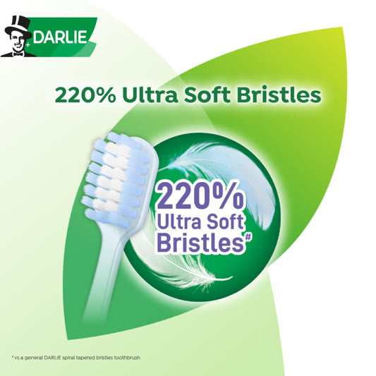 Darlie Gentle Comfort Extra Soft Bristles Toothbrush 3s
