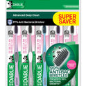 Darlie Charcoal Clean (Compact Head) Soft Bristles Toothbrush Value Pack 5s