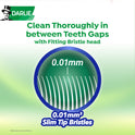 Darlie Charcoal Clean (Compact Head) Soft Bristles Toothbrush Value Pack 5s