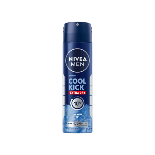 Nivea Men Cool Kick Extra Dry Body Spray 150ml