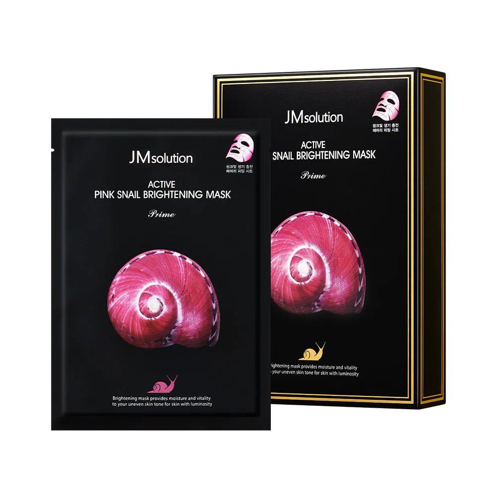 JMsolution Active Pink Snail Brightening Mask Prime 10s