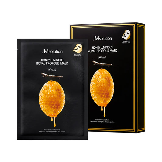JMsolution Honey Luminous Royal Propolis Mask Black 10s