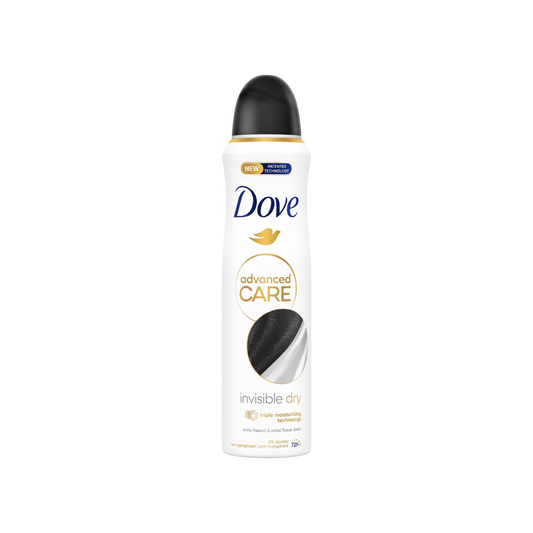 Dove Advanced Care Invisible Dry White Freesia & Violet Flower Body Spray 150ml