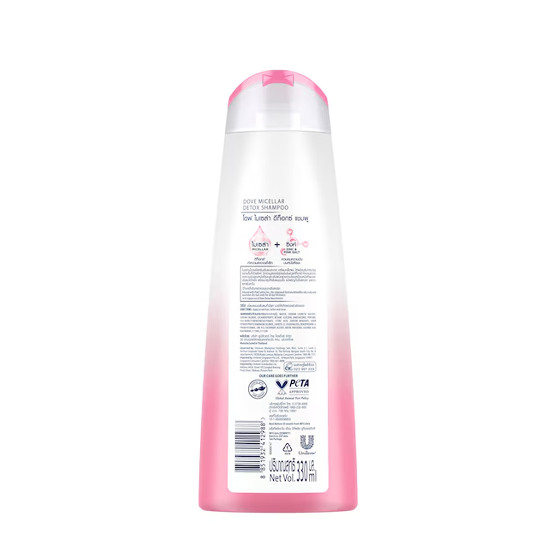 Dove Shampoo Detox Nourish 330ml