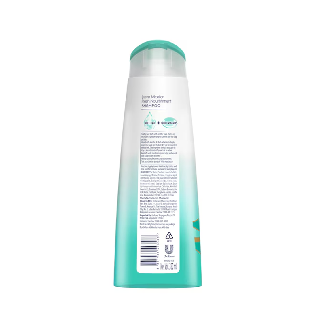 Dove Shampoo Fresh Nourish 330ml