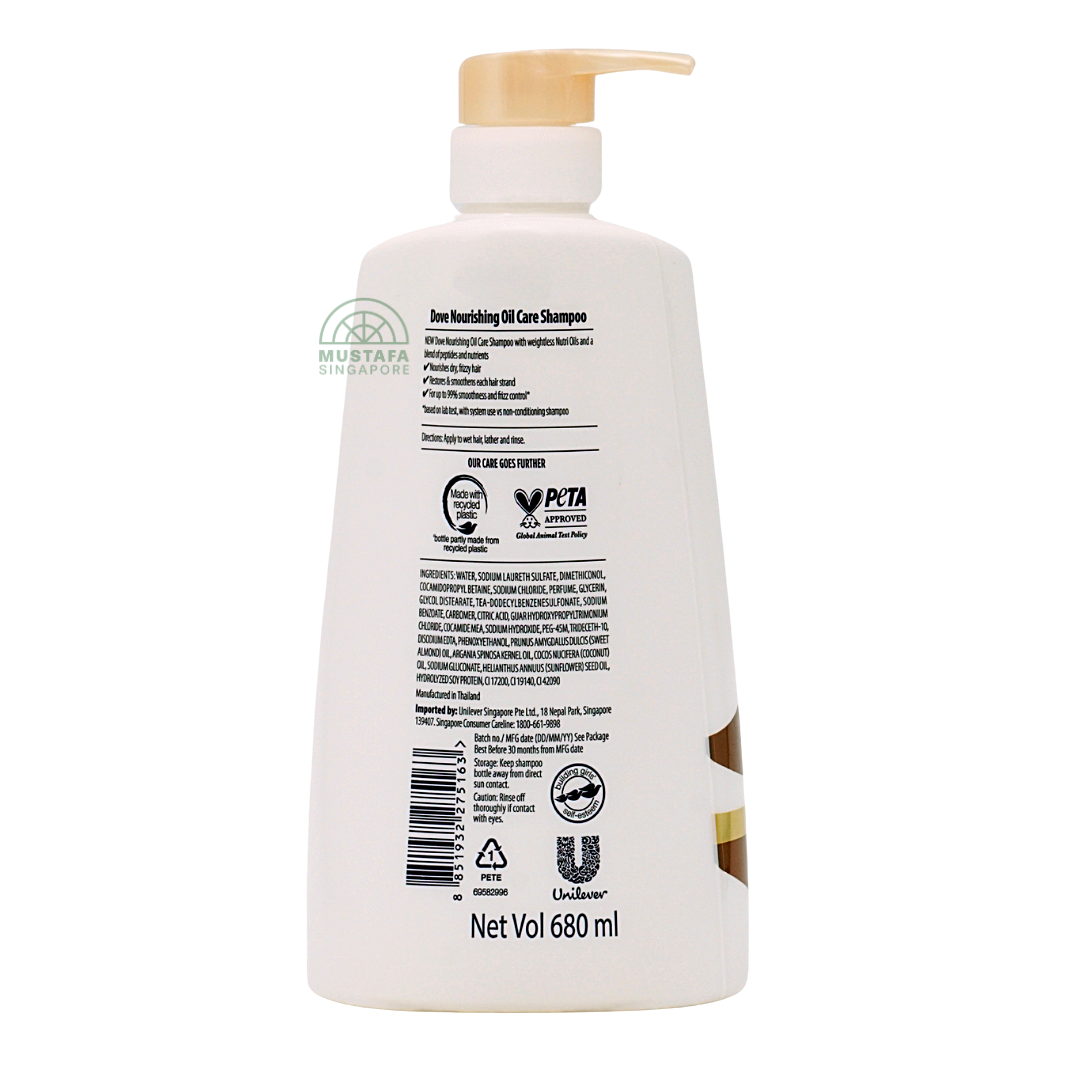 Dove Shampoo Nourishing Oil Care 680ml