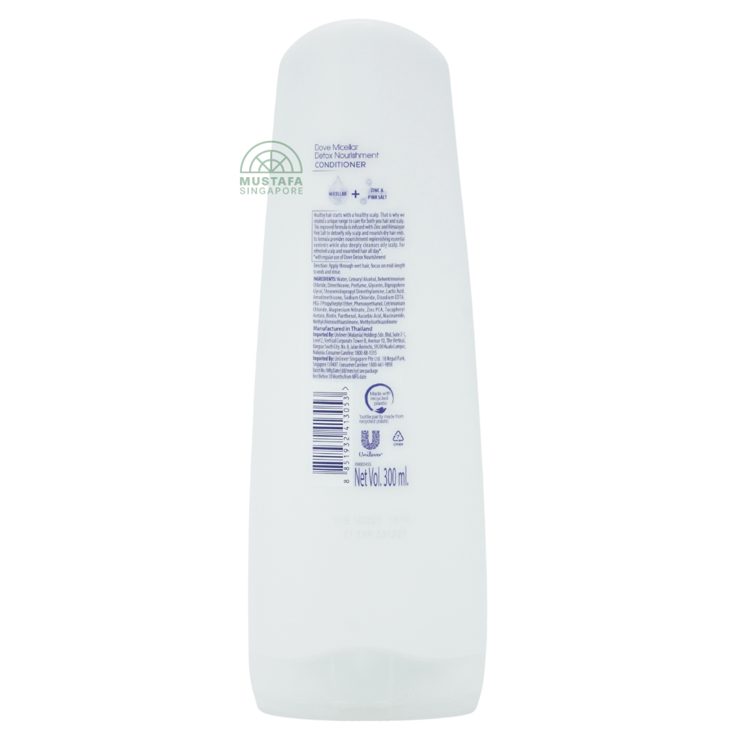 Dove Micellar Conditioner Detox Nourishment 300ml